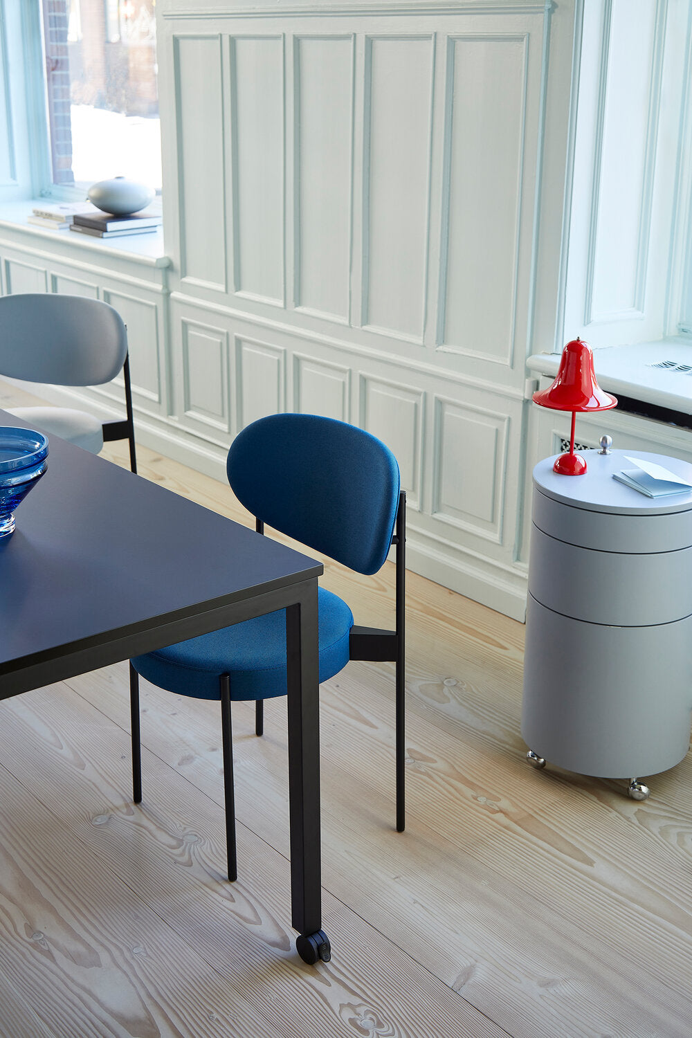 Verner Panton Pantop, bordlampe - Bright Red - Ø18